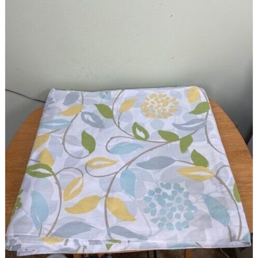 Cynthia Rowley Multi-Color Fabric Cotton Shower Curtain 72 x 66" Bathroom Decor